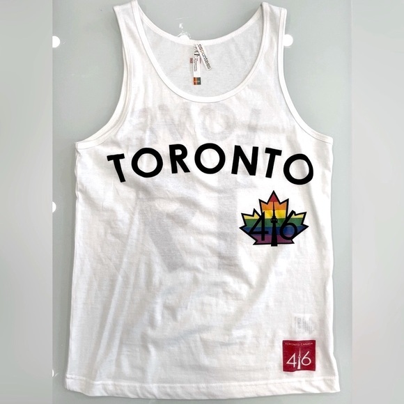 416 Company Tops - *NEW* 416 Toronto Company Rainbow Tank Top - PRIDE edition